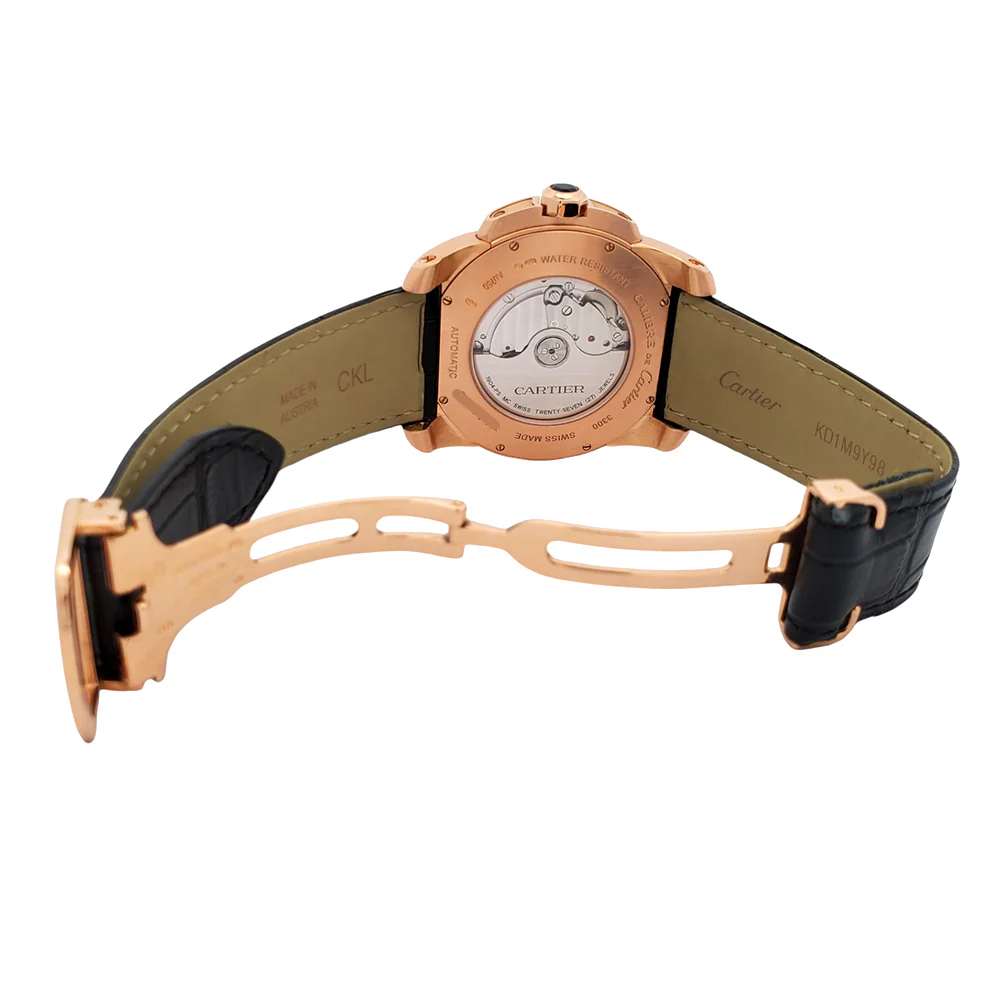 Cartier Calibre de Cartier Rose Gold 42mm Automatic Mens Watch W7100009 Box Booklet - Image 6