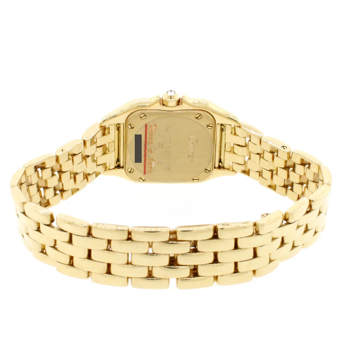 Cartier Panthere 18K Yellow Gold Factory Diamond 22mm Ladies Watch 1280 2 - Image 3