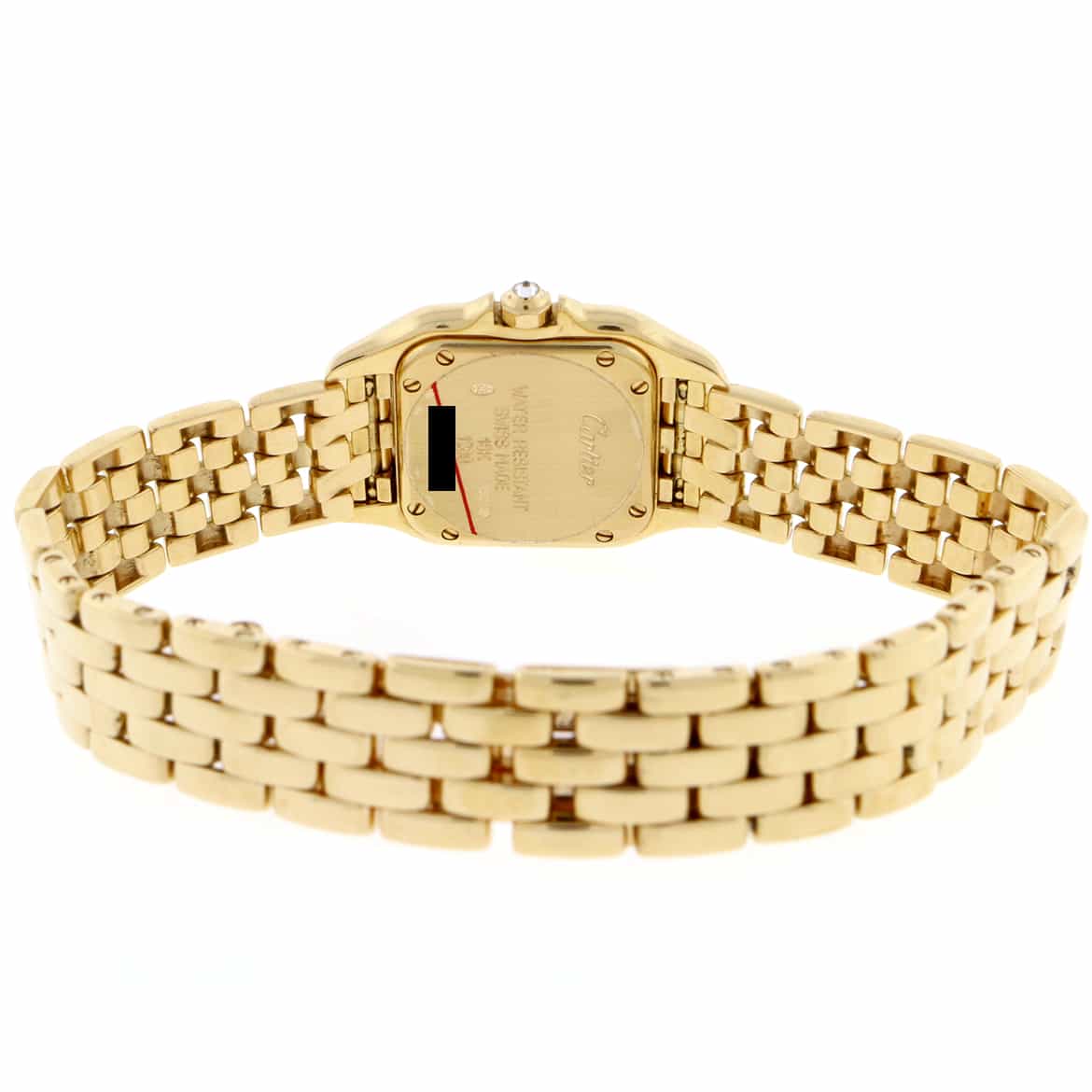 Cartier Panthére 18K Yellow Gold Original Diamond Bezel 23MM Ladies Watch 1280 2 - Image 6
