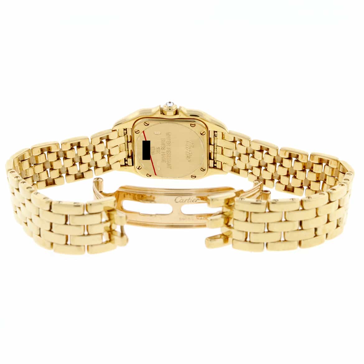 Cartier Panthére 18K Yellow Gold Original Diamond Bezel 23MM Ladies Watch 1280 2 - Image 7