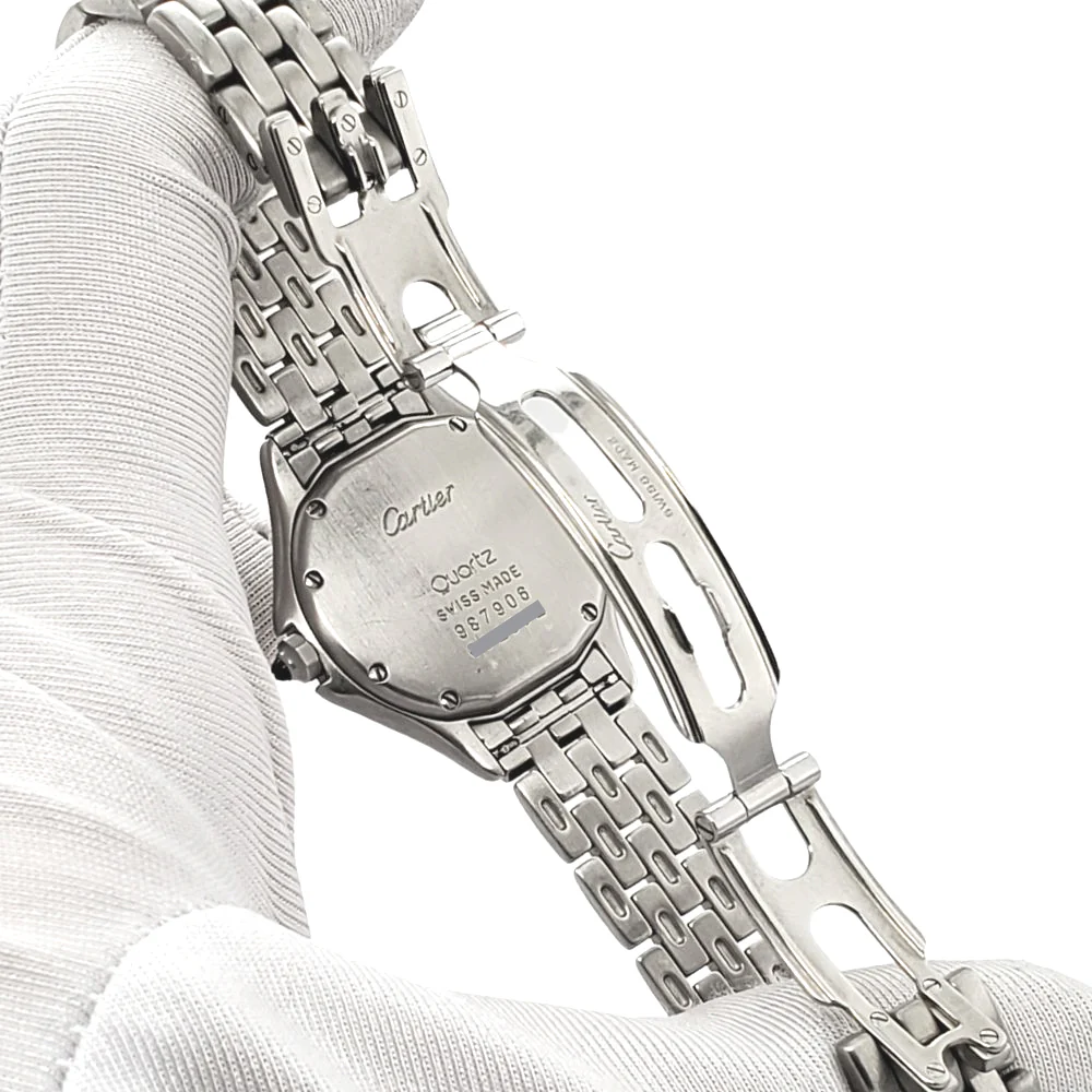 Cartier Panthere Cougar Quartz Stainless Steel Silver Dial Ladies Watch 987906 - Image 5