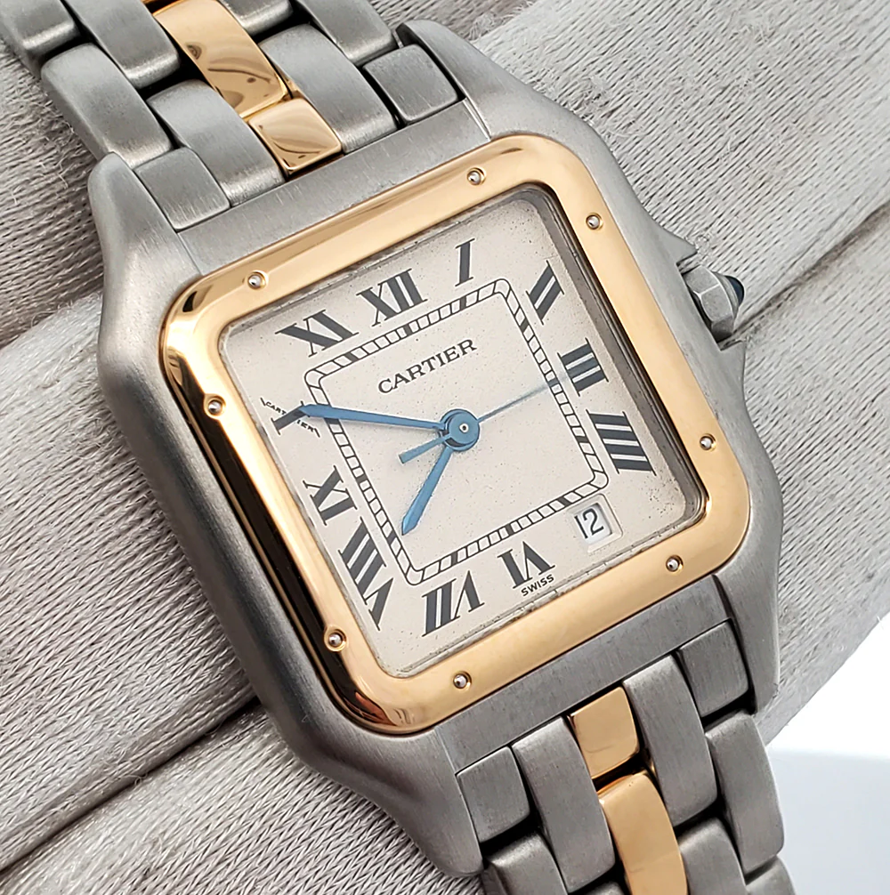 Cartier Panthere Date 2-Tone Yellow Gold/Steel 26mm Midsize Watch 187949 - Image 2