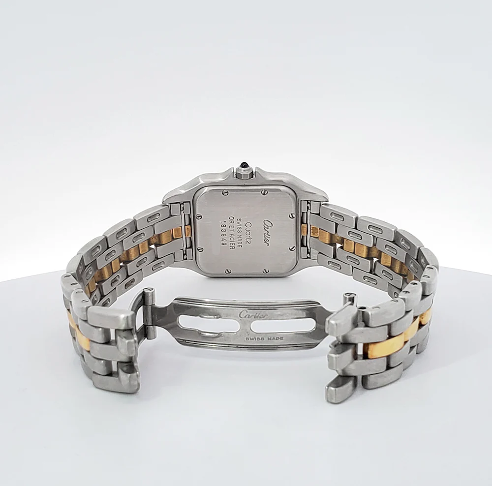 Cartier Panthère Date 26mm Roman Dial Yellow Gold/Steel Quartz Lady Watch 183949 W25028B6 - Image 6