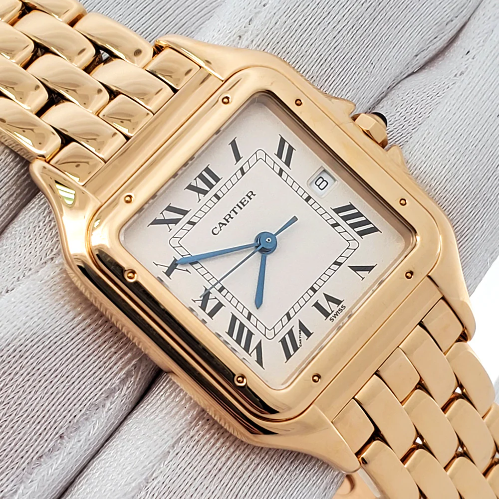 Cartier Panthere Large 27mm Yellow Gold Watch W25014B9 Box Booklet - Image 3