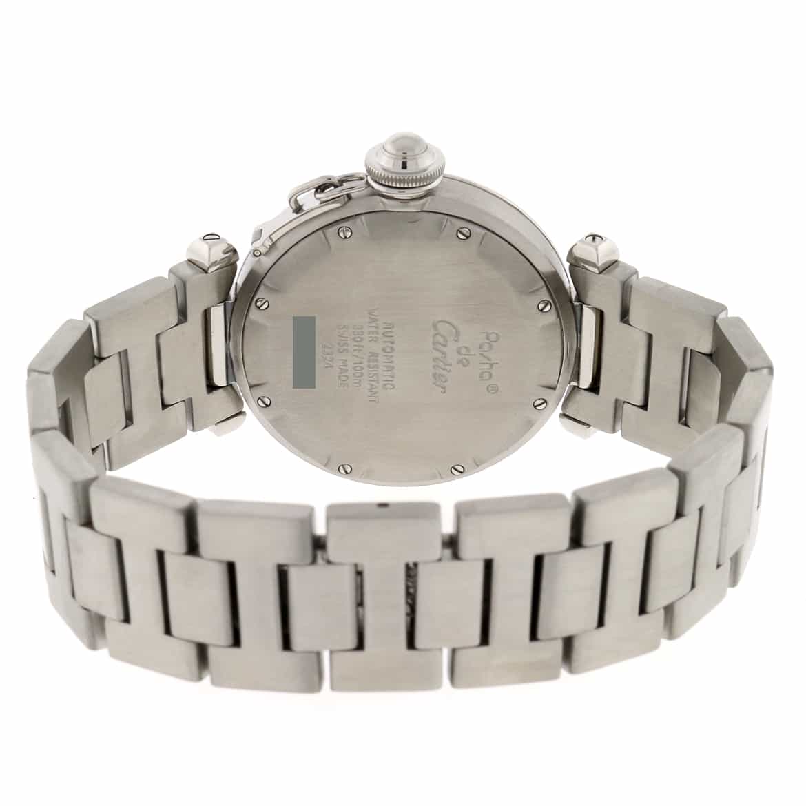 Cartier Pasha C 35mm White Dial Automatic Stainless Steel Watch W31074M7 - Image 7