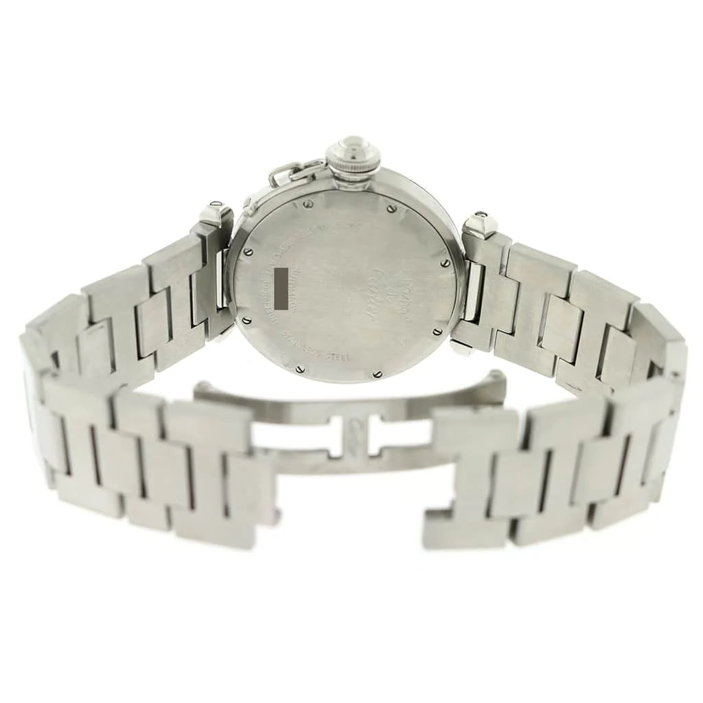 Cartier Pasha C Big Date White Dial 35MM Automatic Stainless Steel Mens Watch W31044M7 - Image 8