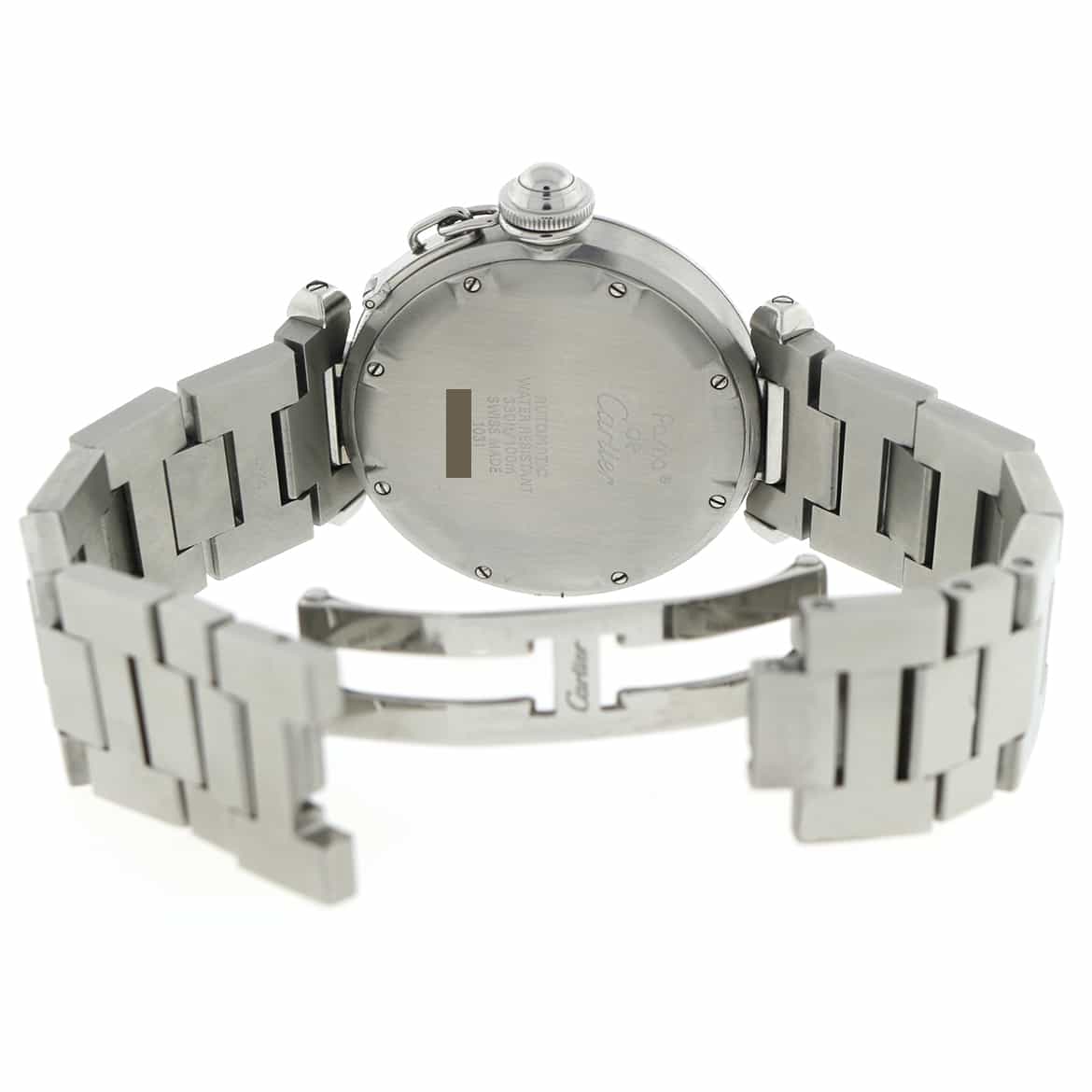 Cartier Pasha C Midsize Blue Dial 35MM Automatic Stainless Steel Watch W31014M7 - Image 7