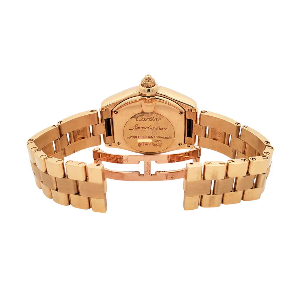 Cartier Roadster 18K Yellow Gold 30mm Ladies Watch W62018V1 Box Booklet - Image 7