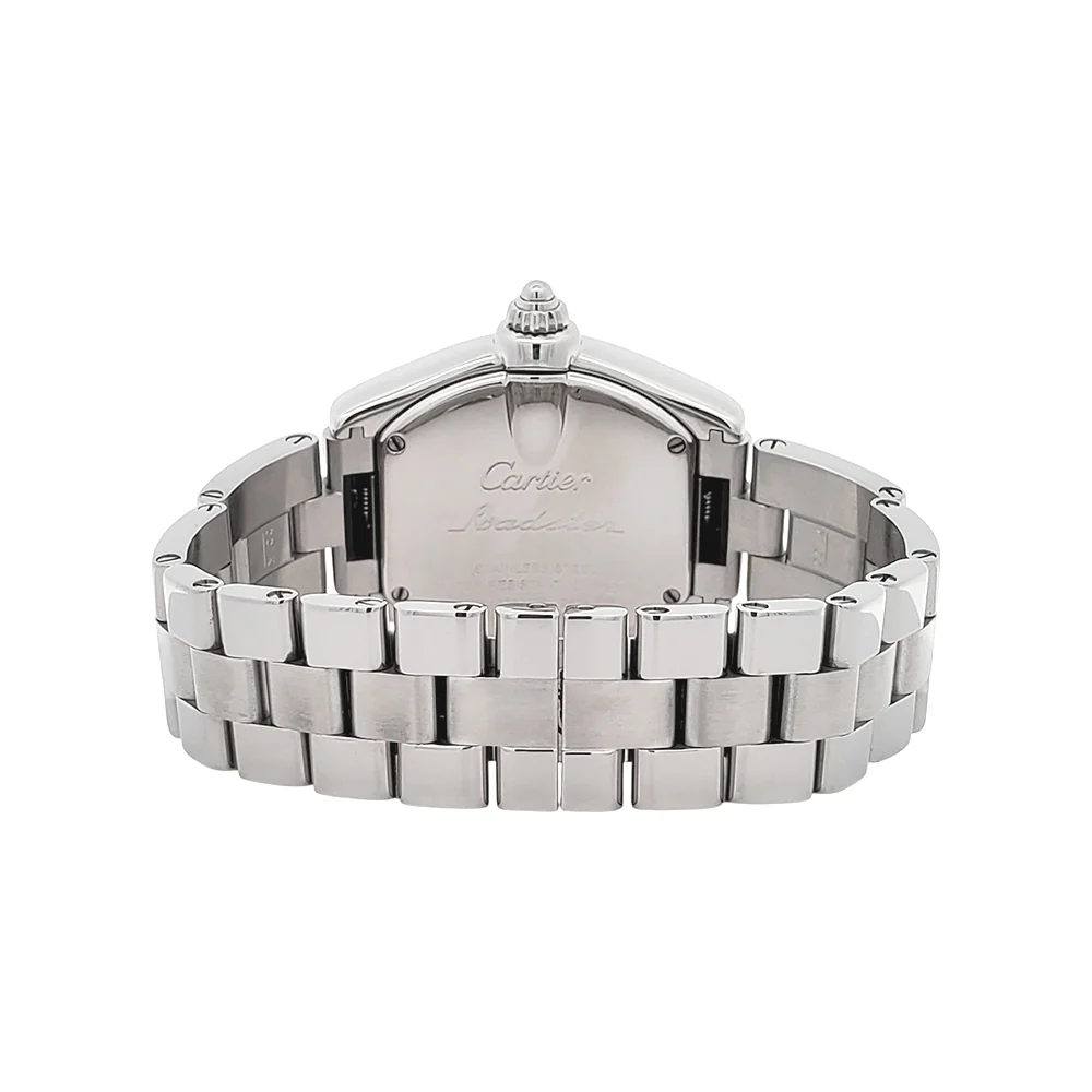 Cartier Roadster 30mm Roman Dial Steel Ladies Watch W62016V3 2675 - Image 5
