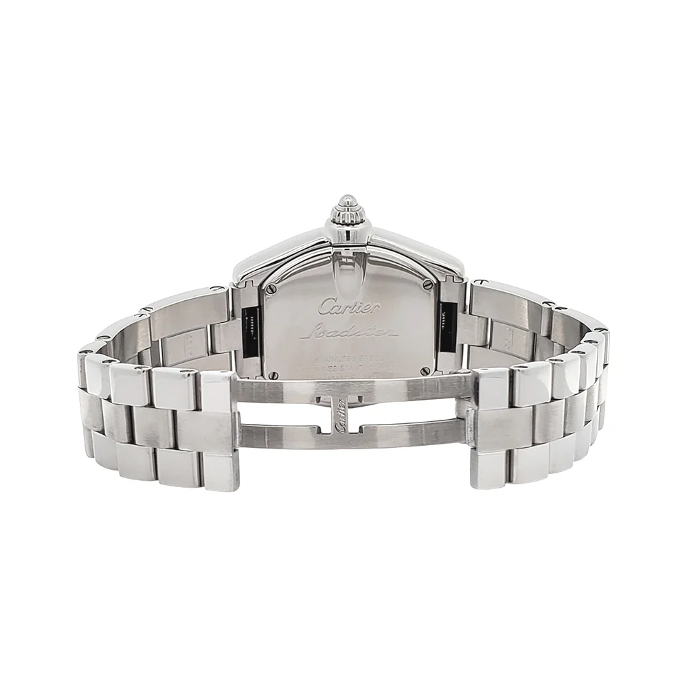 Cartier Roadster 30mm Roman Dial Steel Ladies Watch W62016V3 2675 - Image 6