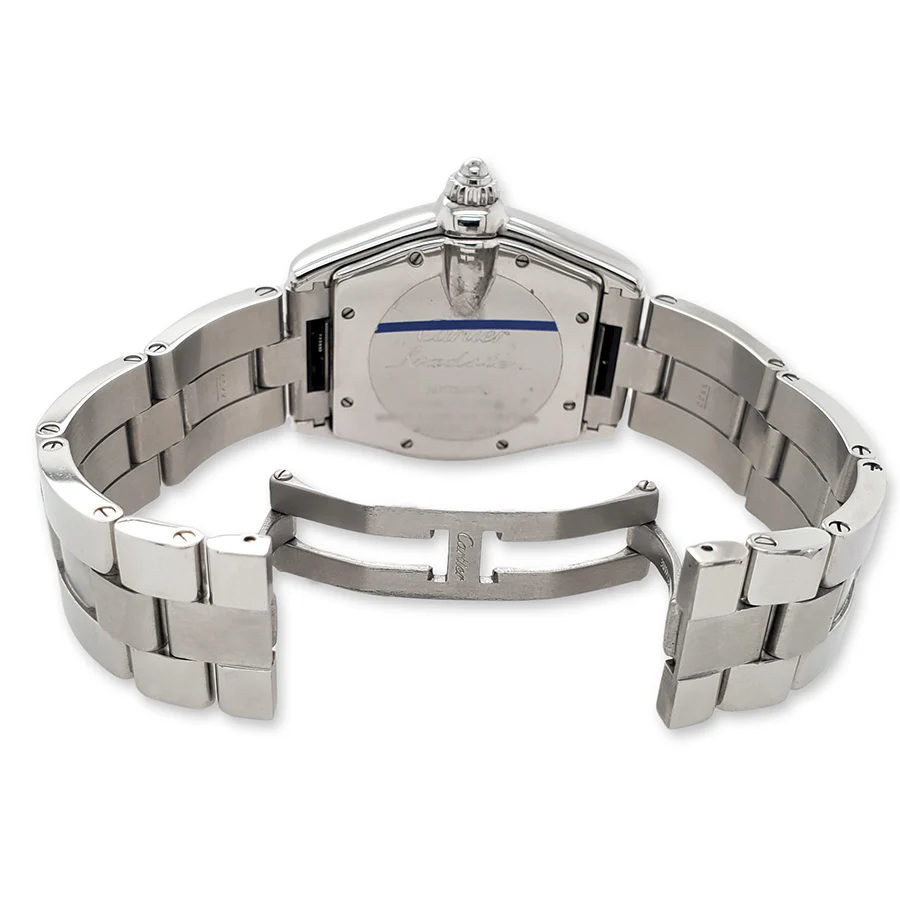 Cartier Roadster 37mm Black Roman Dial Stainless Steel Watch 2510 - Image 5