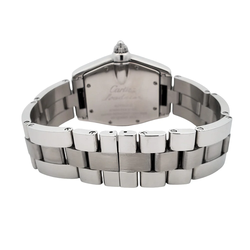 Cartier Roadster 37mm Black Roman Dial Steel Watch W62025V3 2510 Box Papers - Image 6