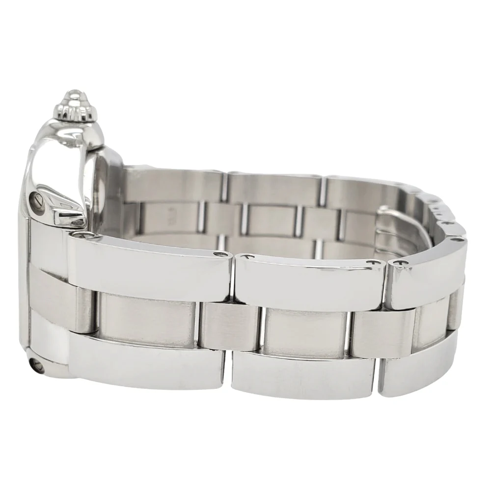 Cartier Roadster 37mm Silver Roman Dial Stainless Steel Watch 2510 W62025V3 - Image 3