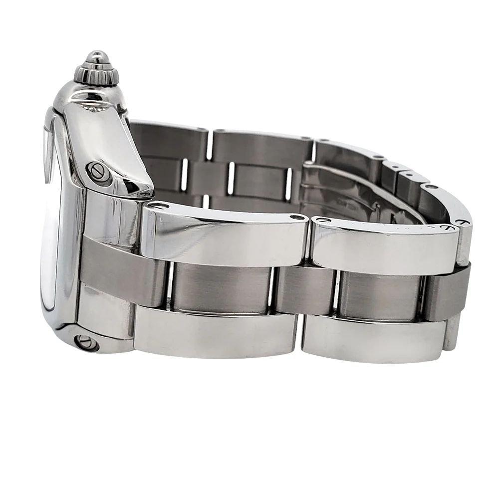 Cartier Roadster 37mm Silver Roman Dial Steel Watch W62025V3 2510 - Image 3
