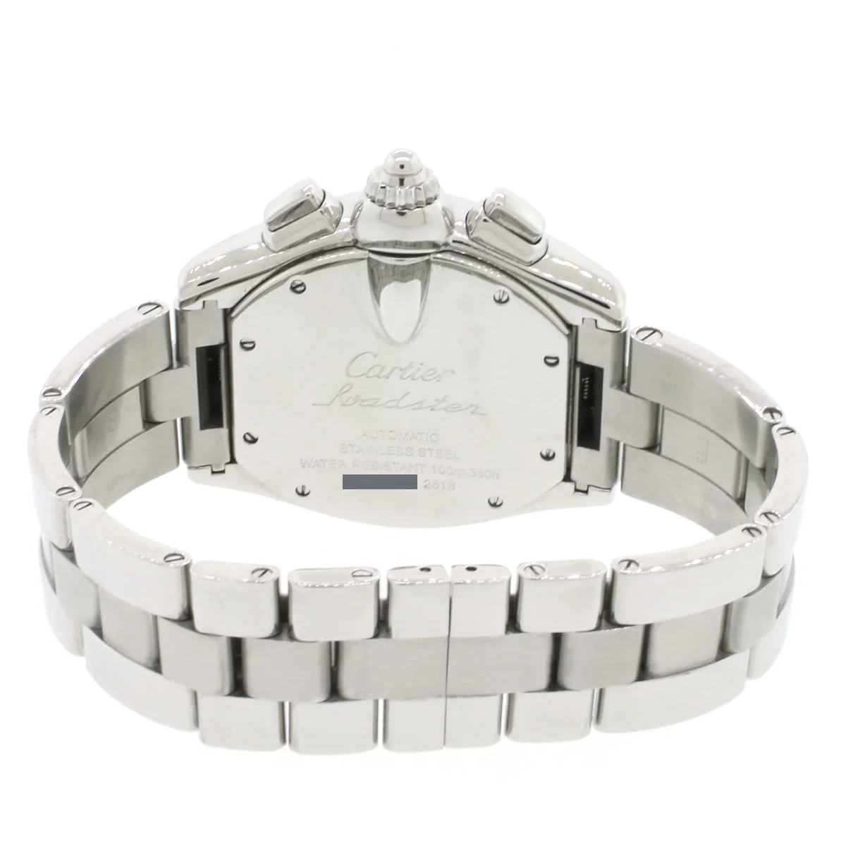 Cartier Roadster Chrono XL Factory Silver Roman Dial 43MM Automatic Stainless Steel Mens Watch W62019X6 - Image 6