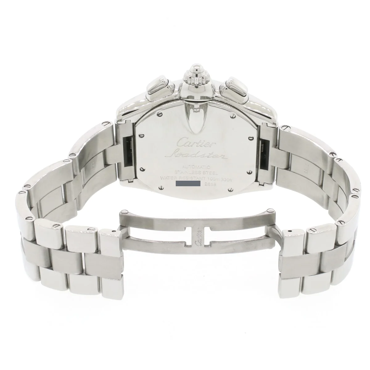 Cartier Roadster Chrono XL Factory Silver Roman Dial 43MM Automatic Stainless Steel Mens Watch W62019X6 - Image 7