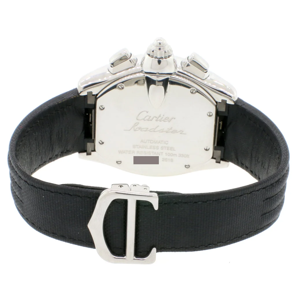 Cartier Roadster Chrono XL Factory Silver Roman Dial 43MM Automatic Stainless Steel Mens Watch W62019X6 - Image 6