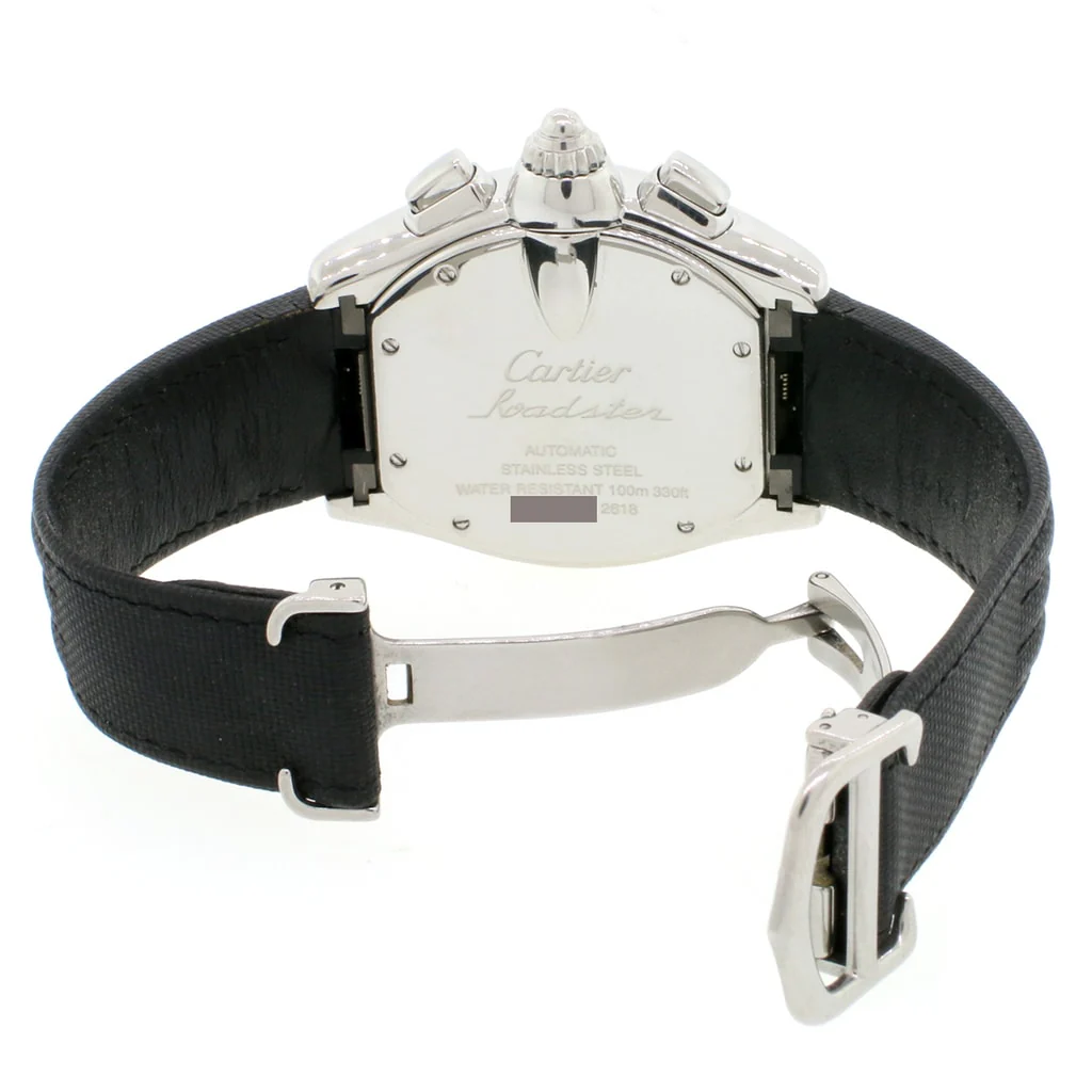 Cartier Roadster Chrono XL Factory Silver Roman Dial 43MM Automatic Stainless Steel Mens Watch W62019X6 - Image 7