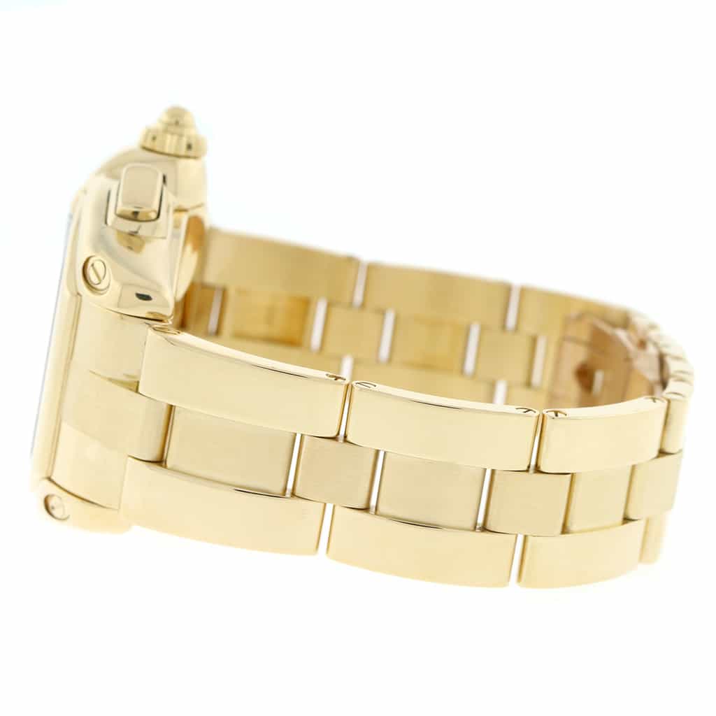 Cartier Roadster Chronograph 18K Yellow Gold Extra Large 49MM Roman Dial Automatic Mens Watch W62021Y2 - Image 5
