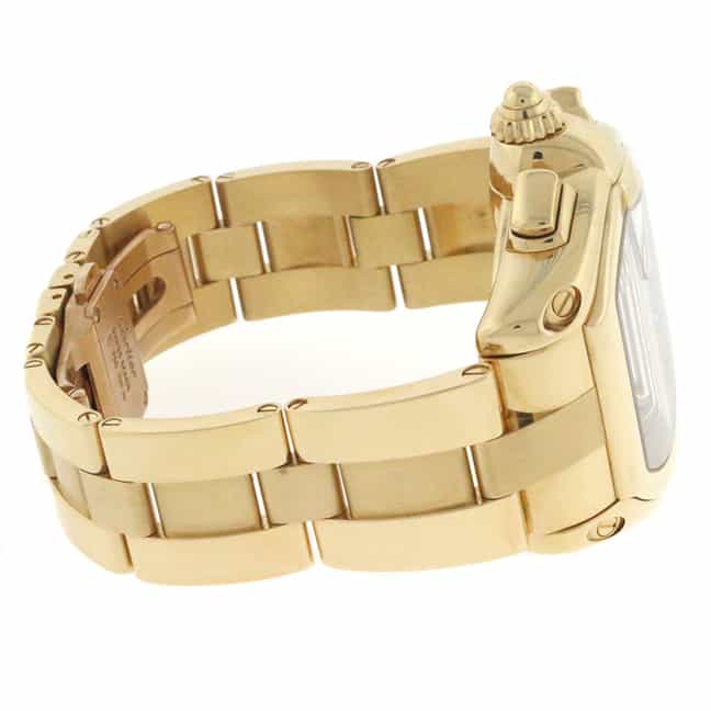 Cartier Roadster Chronograph 18K Yellow Gold Extra Large Automatic Mens Watch W62021Y2 - Image 5