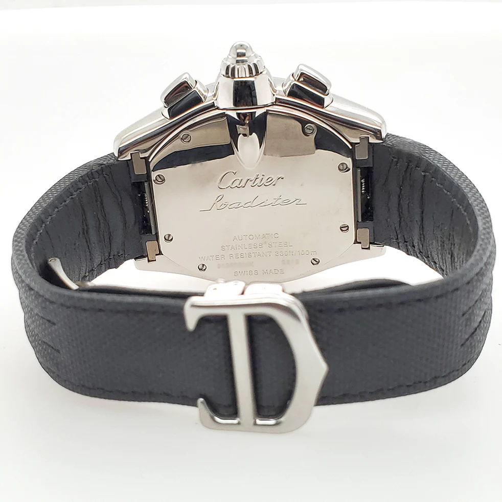 Cartier Roadster Chronograph XL 42MM 2618 Stainless Steel Mens Watch - Image 4