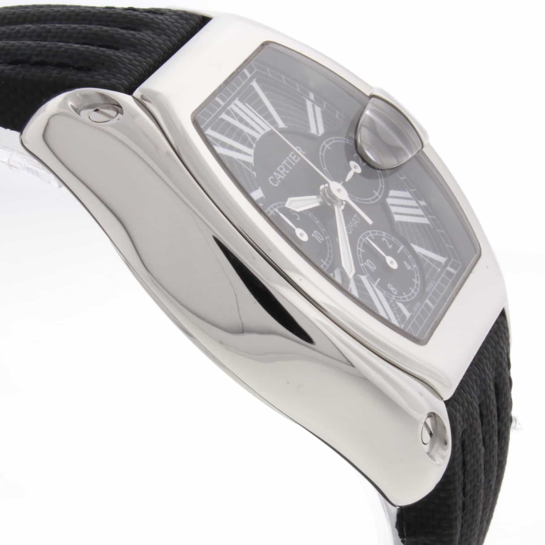 Cartier Roadster Chronograph XL Automatic Stainless Steel Mens Watch W62019X6 - Image 6