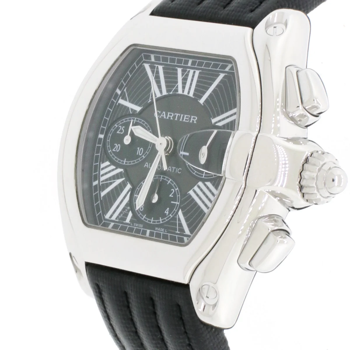 Cartier Roadster Chronograph XL Automatic Stainless Steel Mens Watch W62020X6 - Image 3