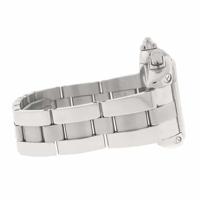 Cartier Roadster Chronograph XL Silver Roman Dial Automatic Stainless Steel Mens Watch W62019X6 - Image 5