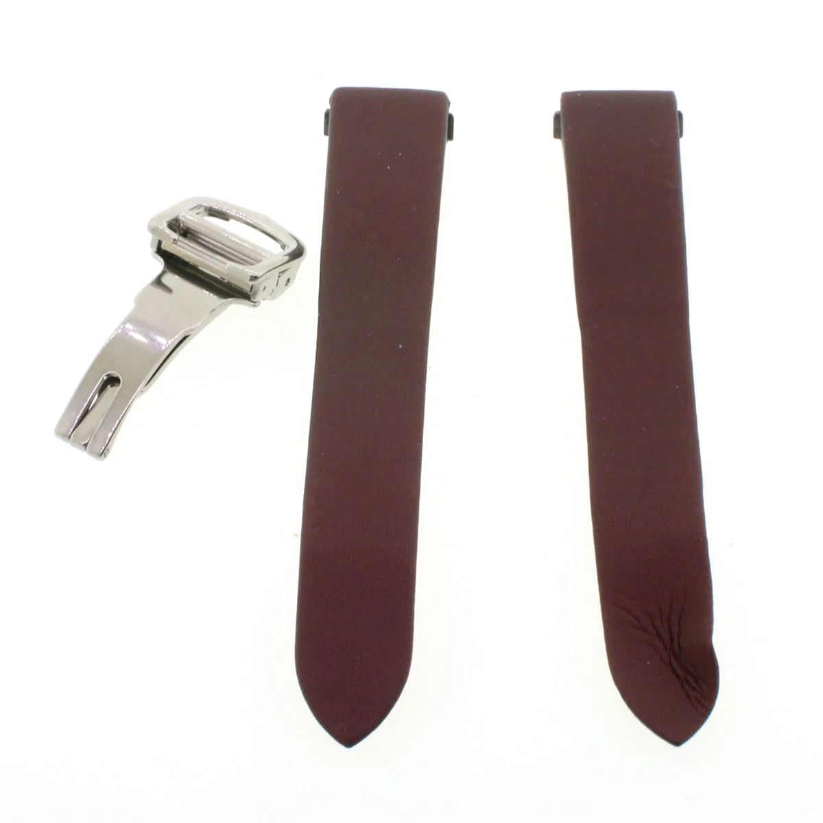 Cartier Roadster Ladies Purple Satin Strap with deployment Buckle - Image 2