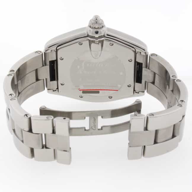 Cartier Roadster Large Silver Dial Automatic Steel Watch W62025V3 Box Papers - Image 10