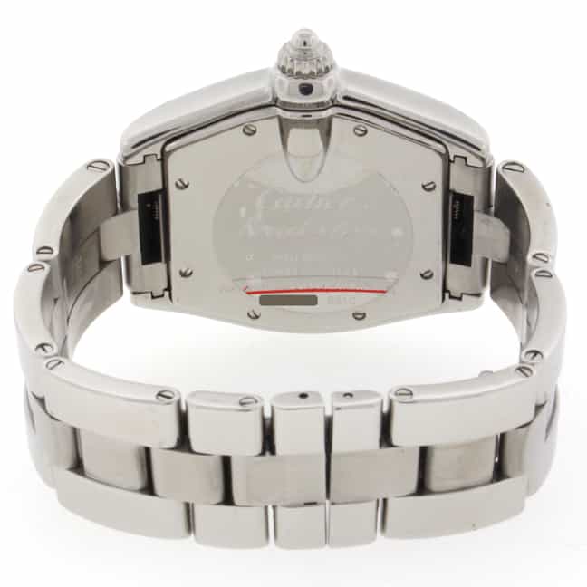 Cartier Roadster Large Silver Dial Automatic Steel Watch W62025V3 Box Papers - Image 11