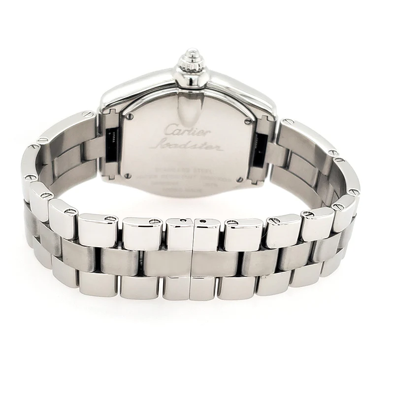 Cartier Roadster Light Blue Sunray Dial Ladies Steel Watch 2675 - Image 5