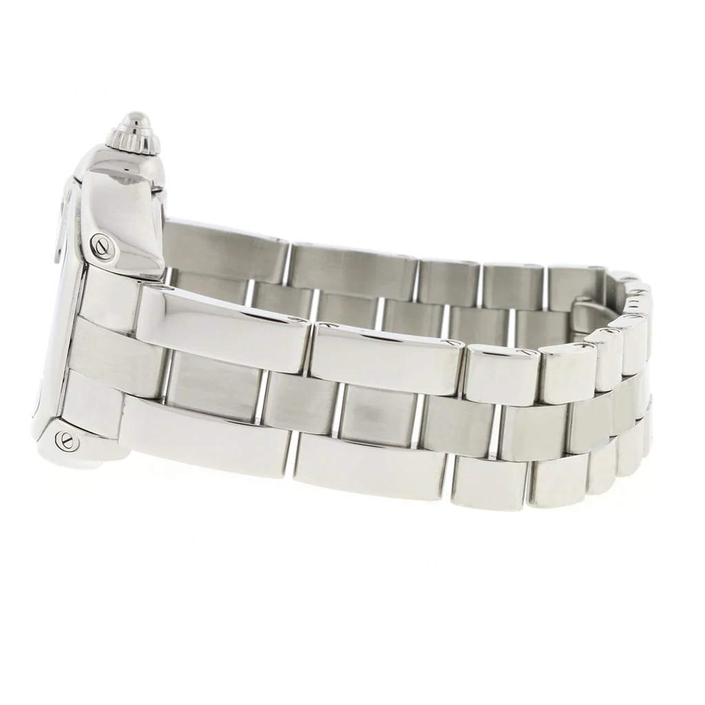 Cartier Roadster Small Silver Sunray Roman Dial 30MM Stainless Steel Watch W62016V3 - Image 5