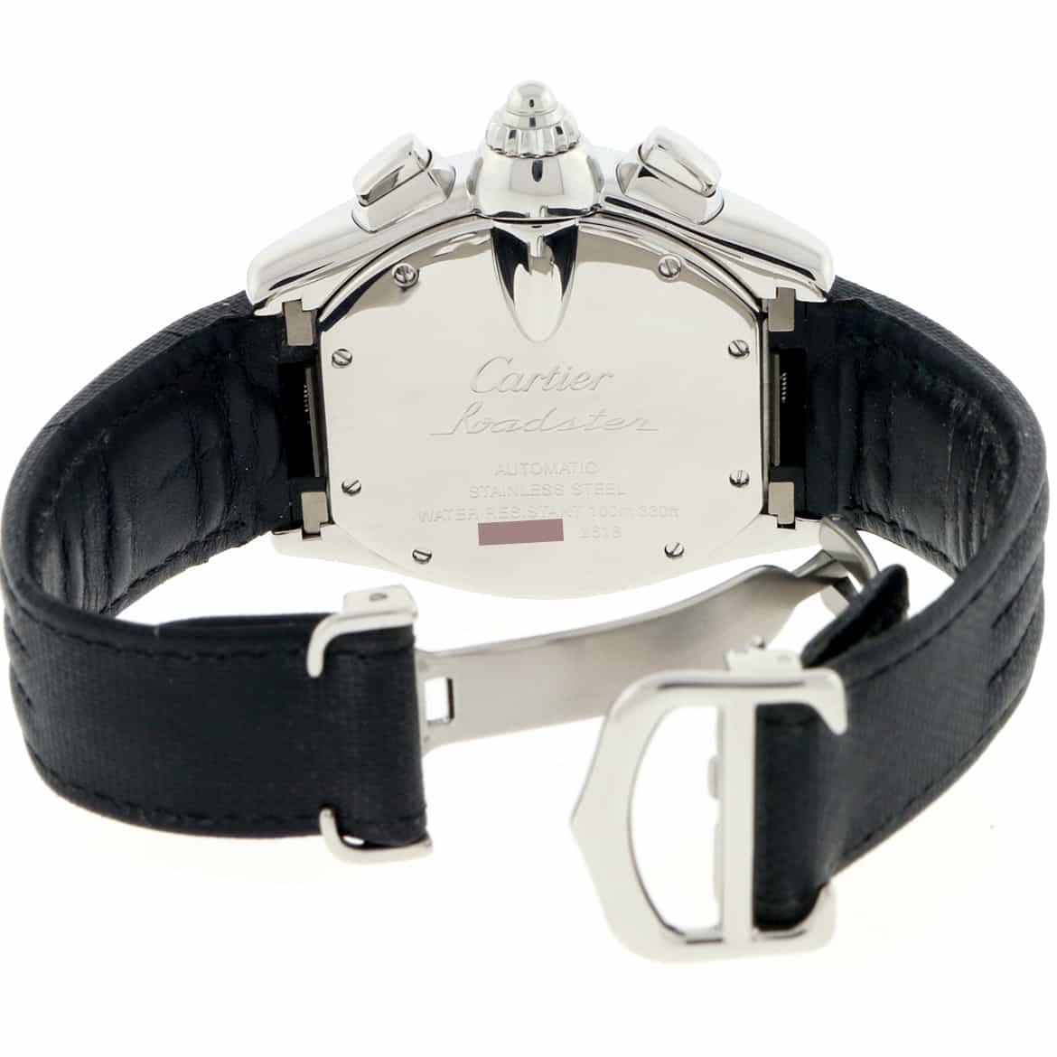 Cartier Roadster XL Chronograph 43MM Silver Roman Dial Automatic Stainless Steel Mens Watch W62019X6 - Image 6