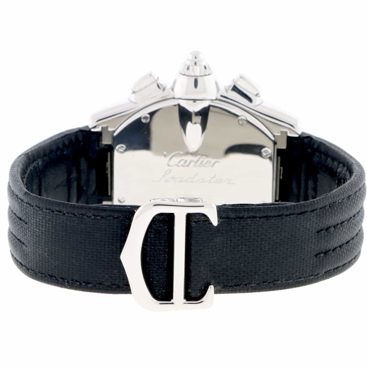 Cartier Roadster XL Chronograph 43MM Silver Roman Dial Automatic Stainless Steel Mens Watch W62019X6 - Image 7