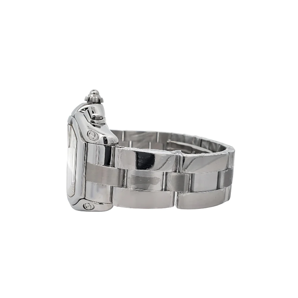 Cartier Roadster XL Chronograph 43mm Silver Roman Steel Watch W62019X6 2618 - Image 4