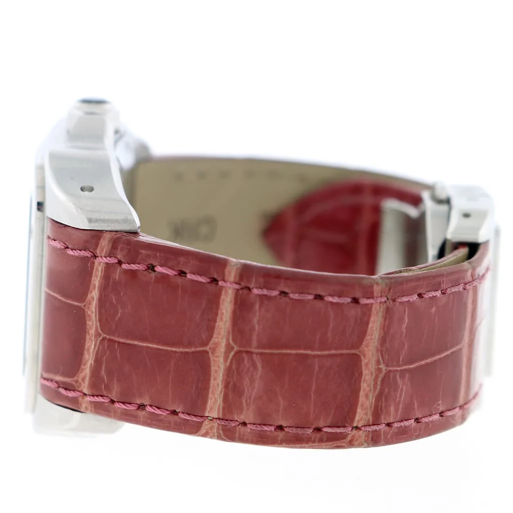 Cartier Santos 100 Midsize Silver Roman Dial Automatic Stainless Steel Watch W20106X8 - Image 5
