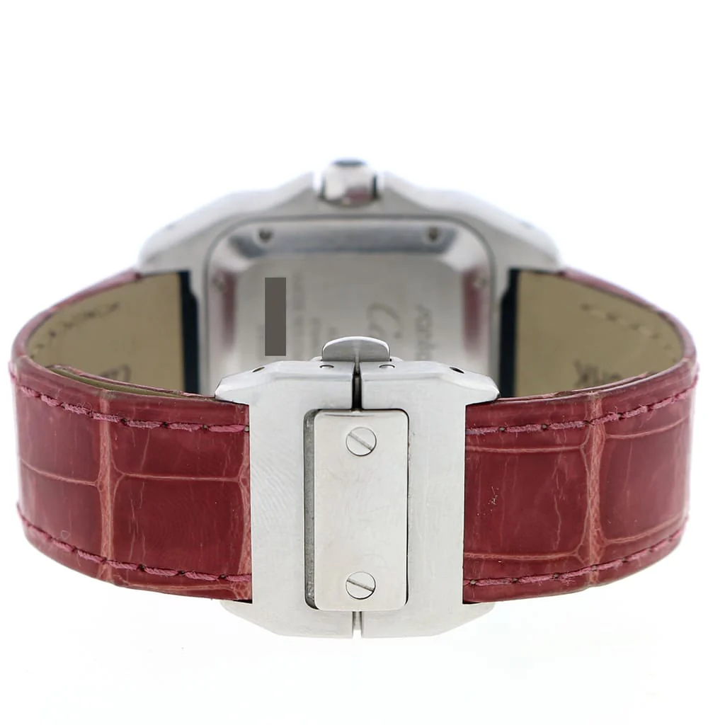 Cartier Santos 100 Midsize Silver Roman Dial Automatic Stainless Steel Watch W20106X8 - Image 6