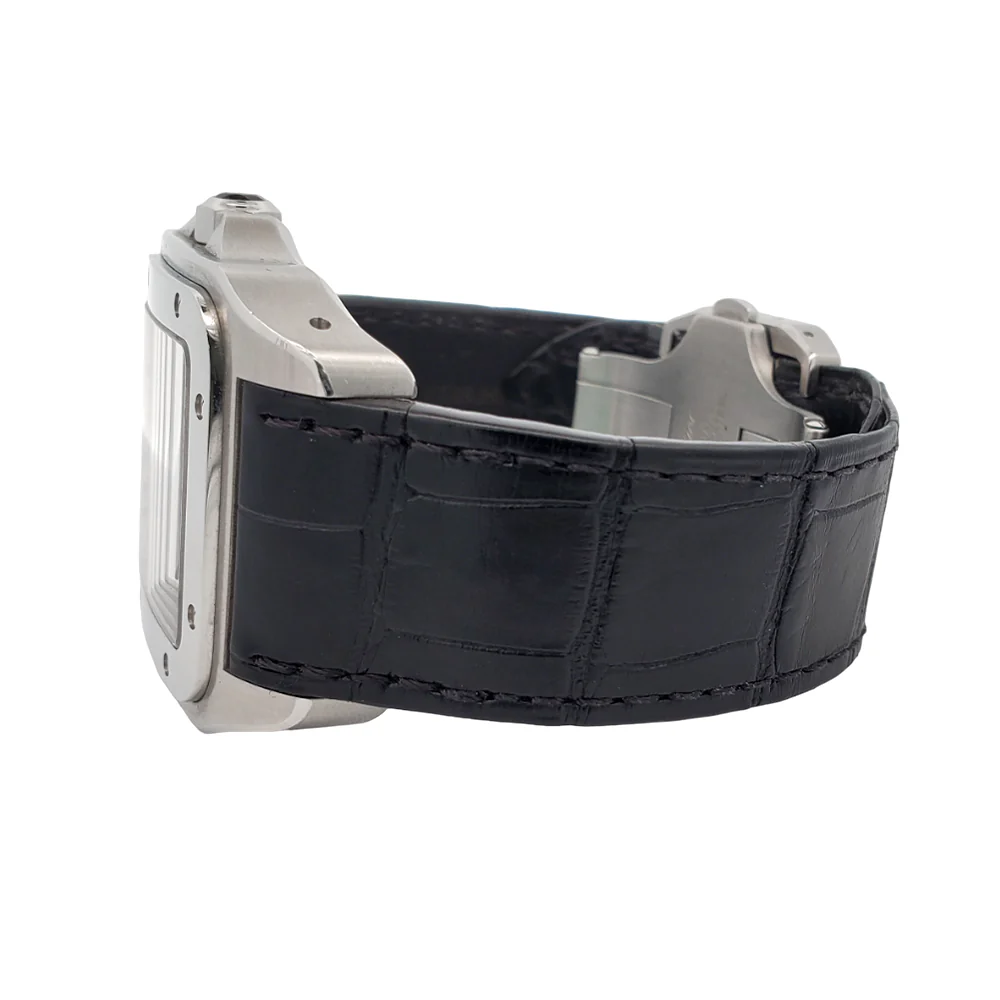 Cartier Santos 100 XL White Roman Steel Watch W20073X8 2656 - Image 5