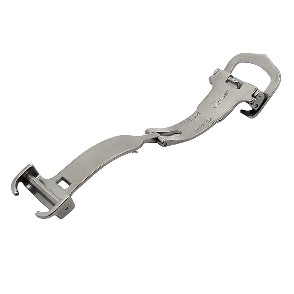 Cartier Santos 15mm Steel Deployment Buckle - Image 5