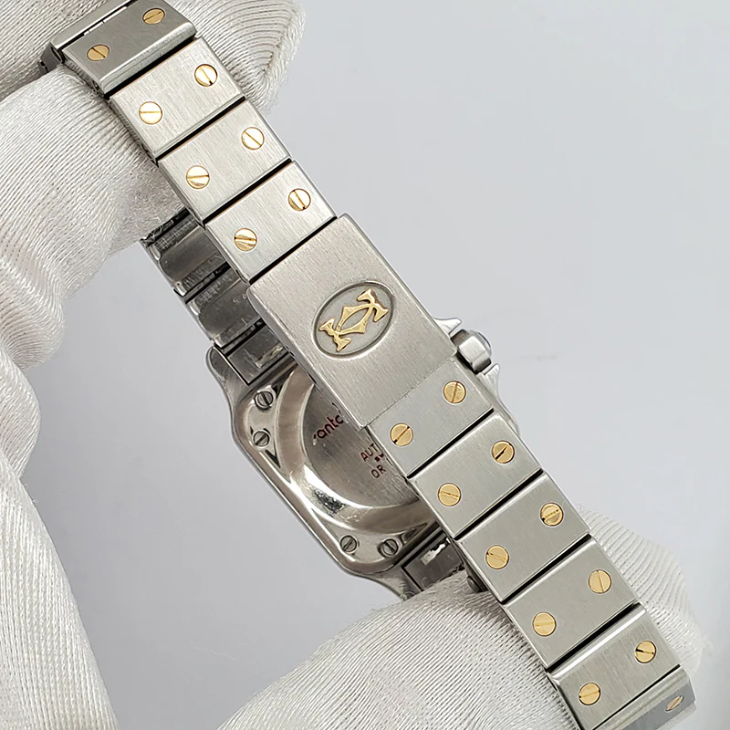 Cartier Santos 24mm Steel Yellow Gold Ladies Automatic Watch - Image 4