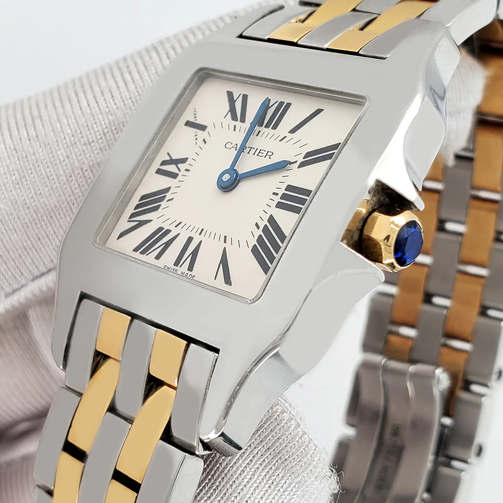 Cartier Santos Demoiselle 26mm Gold/Steel Ladies Watch W25067Z6 2701 - Image 3