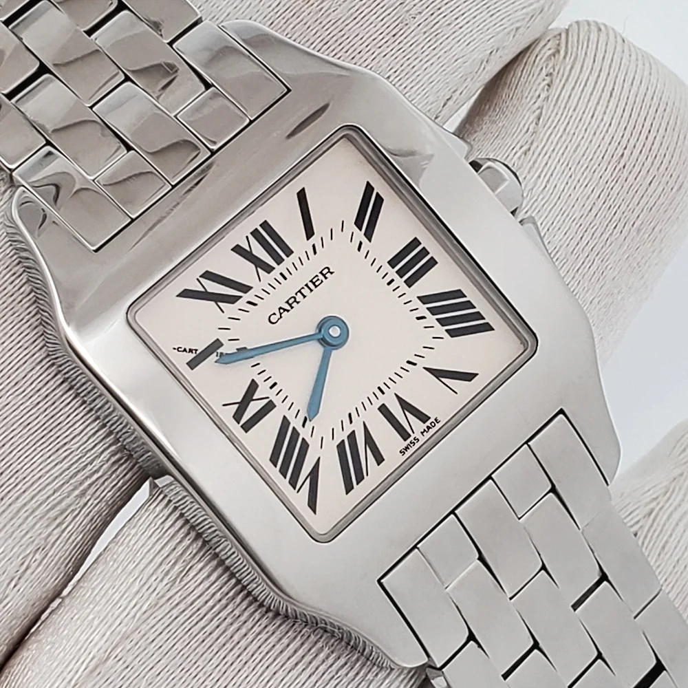 Cartier Santos Demoiselle 26mm Stainless Steel Ladies Watch W25065Z5 2701 - Image 2