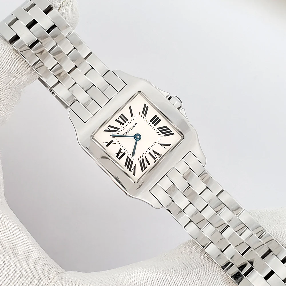 Cartier Santos Demoiselle 26mm Stainless Steel Ladies Watch W25065Z5 2701 - Image 3
