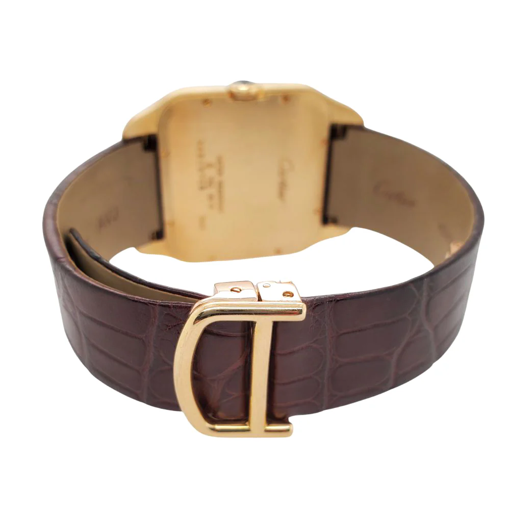 Cartier Santos Dumont Yellow Gold Roman Dial Watch W2009251 2649 - Image 5