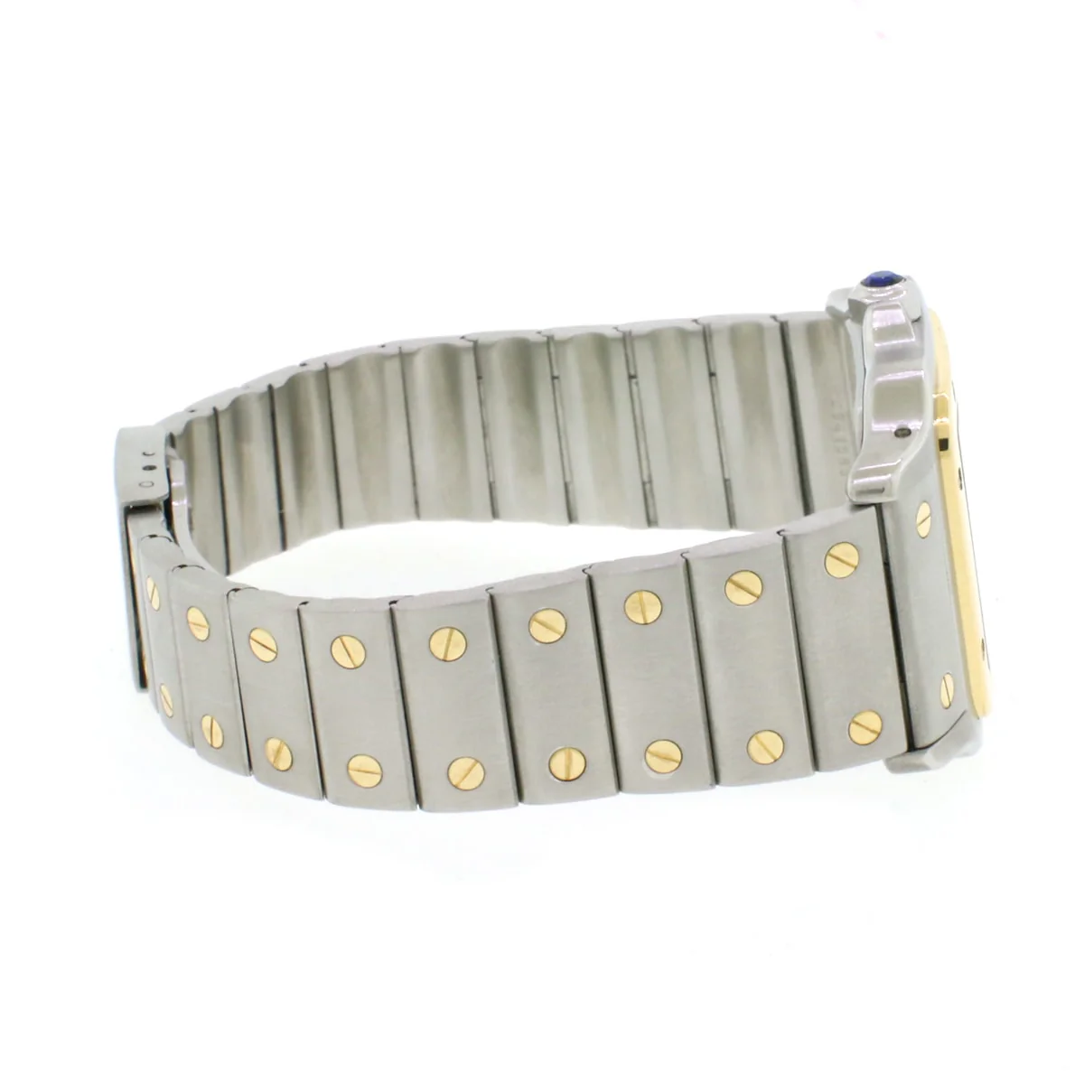 Cartier Santos Galbée 29mm 187901 2-tone 18K Yellow Gold/Stainless Quartz watch - Image 5