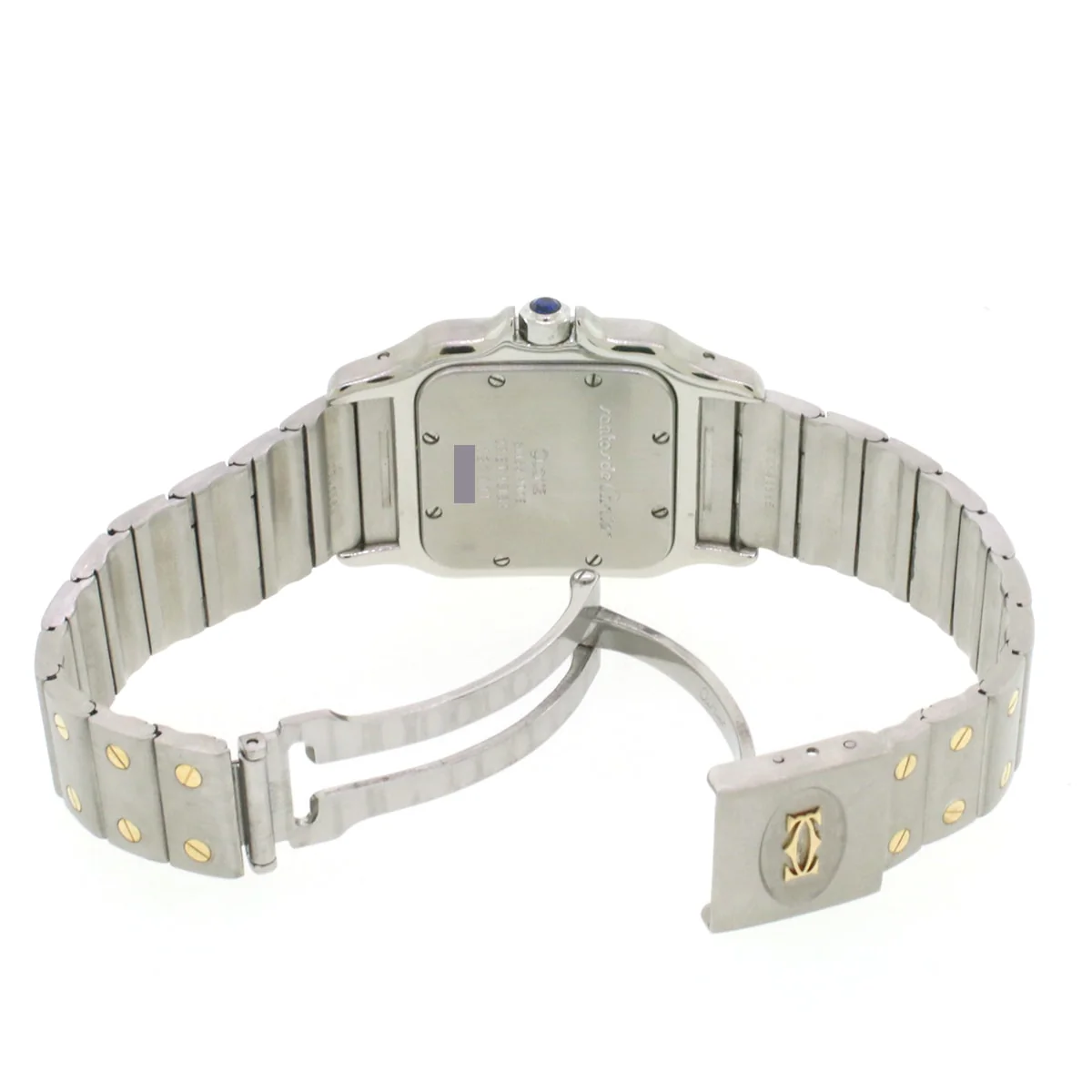 Cartier Santos Galbée 29mm 187901 2-tone 18K Yellow Gold/Stainless Quartz watch - Image 7