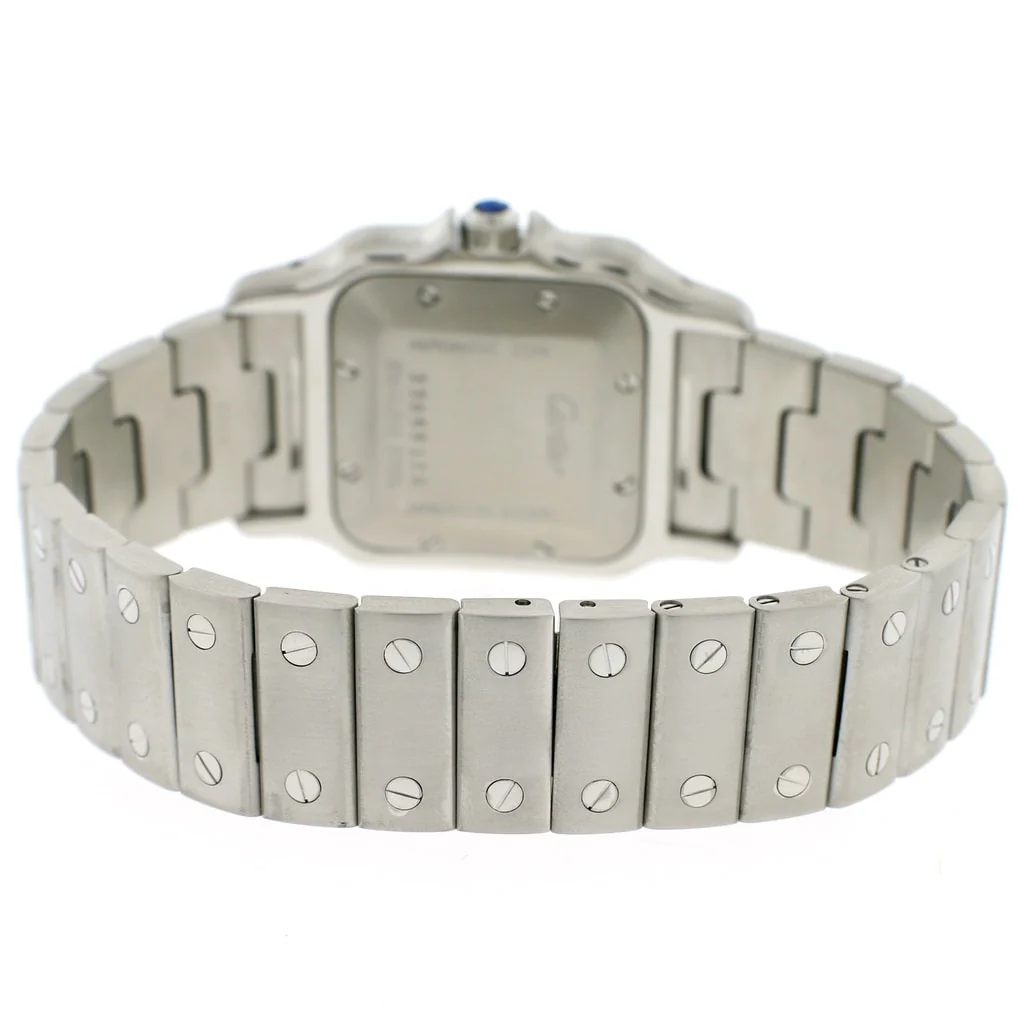 Cartier Santos Galbee Large 29MM Silver Roman Dial Automatic Stainless Steel Watch W20055D6 - Image 7