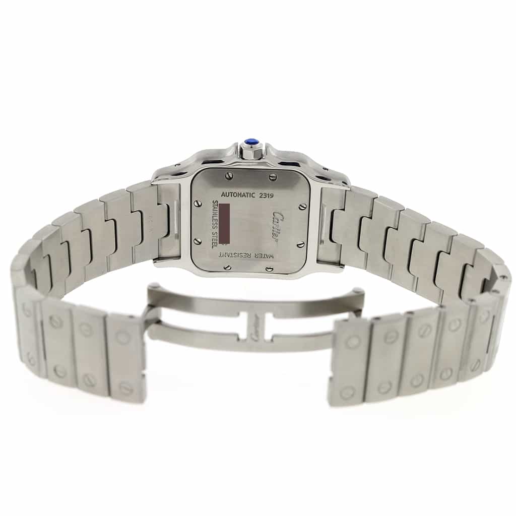 Cartier Santos Galbee Large 29MM Silver Roman Dial Automatic Stainless Steel Watch W20055D6 - Image 9