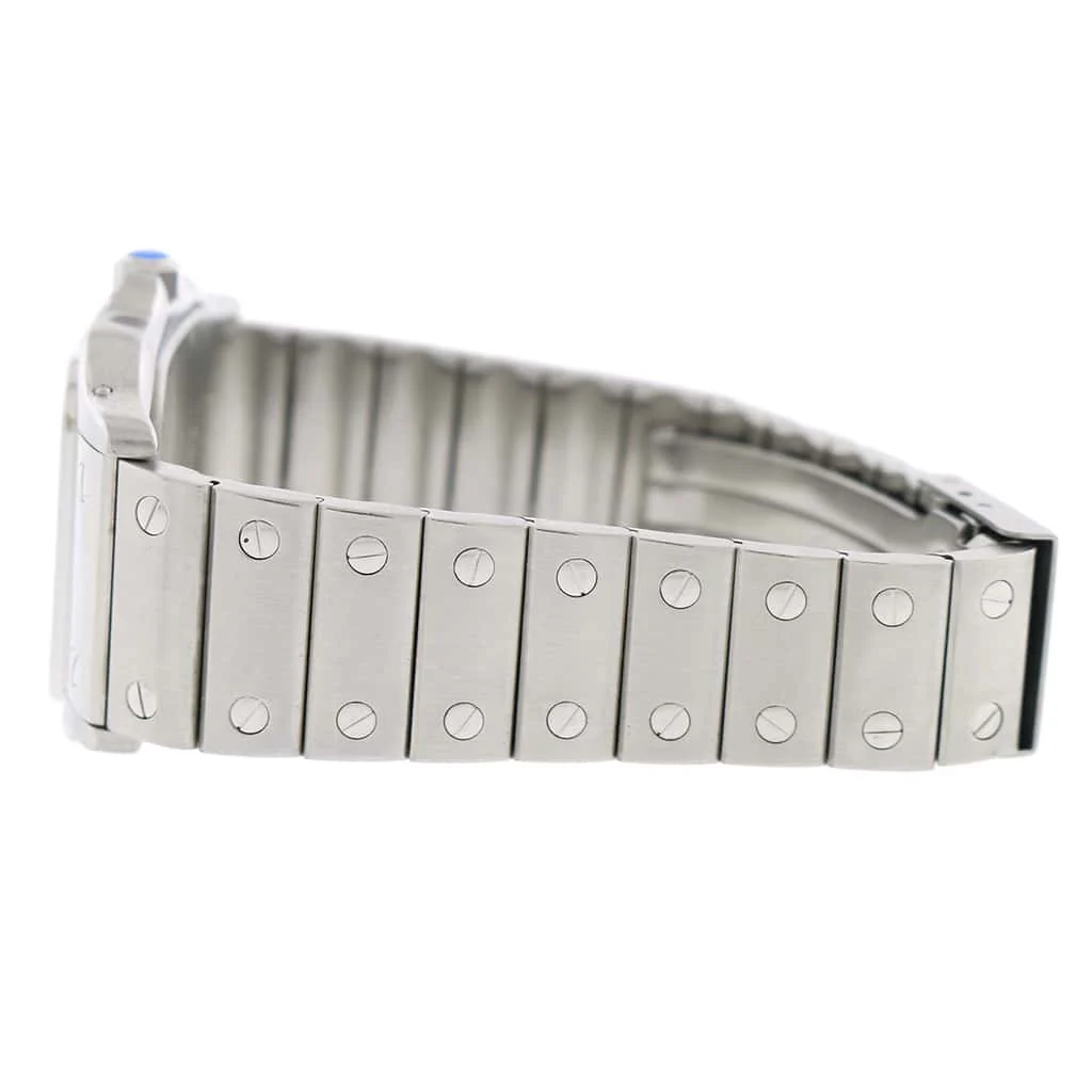 Cartier Santos Galbee Small 29MM Silver Roman Dial Stainless Steel Watch W20056D6 - Image 5